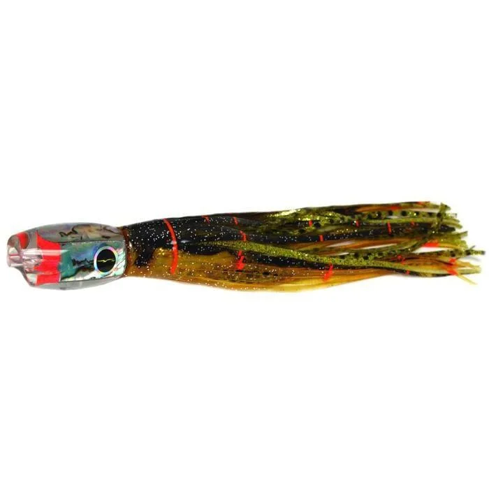 Black Bart Pelagic Breakfast Light Tackle Lure - Brown Gold Orange/Gold Dot