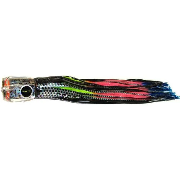 Black Bart Saint Thomas Prowler Medium Heavy Tackle Lure - Black Dot/Rainbow