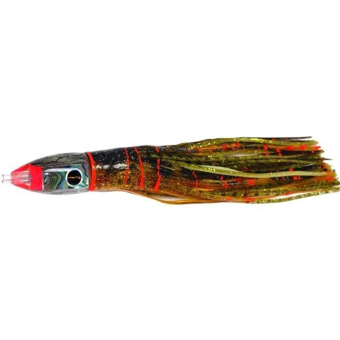 Black Bart Tuna XXX Light Tackle Lure - Brown Gold Orange/Gold Dot