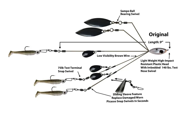 Picasso Lures BFL Smackdown 5 Blade