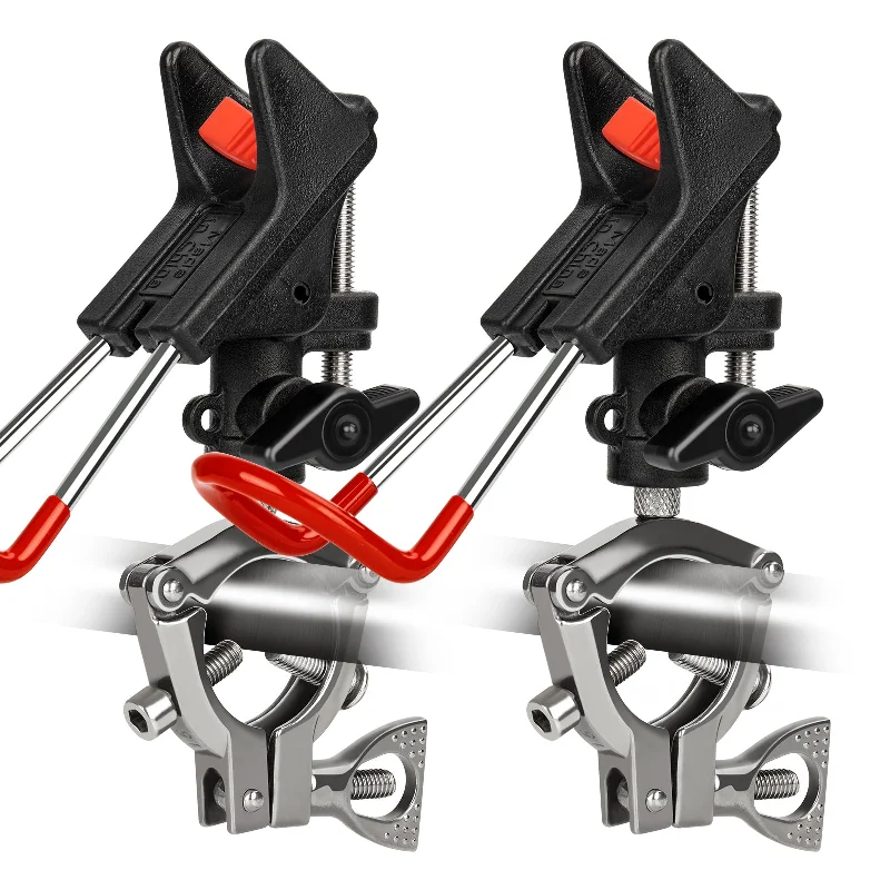 THKFISH 2pcs Adjustable Fishing Pole Holders for Boat, Kayak and Canoe