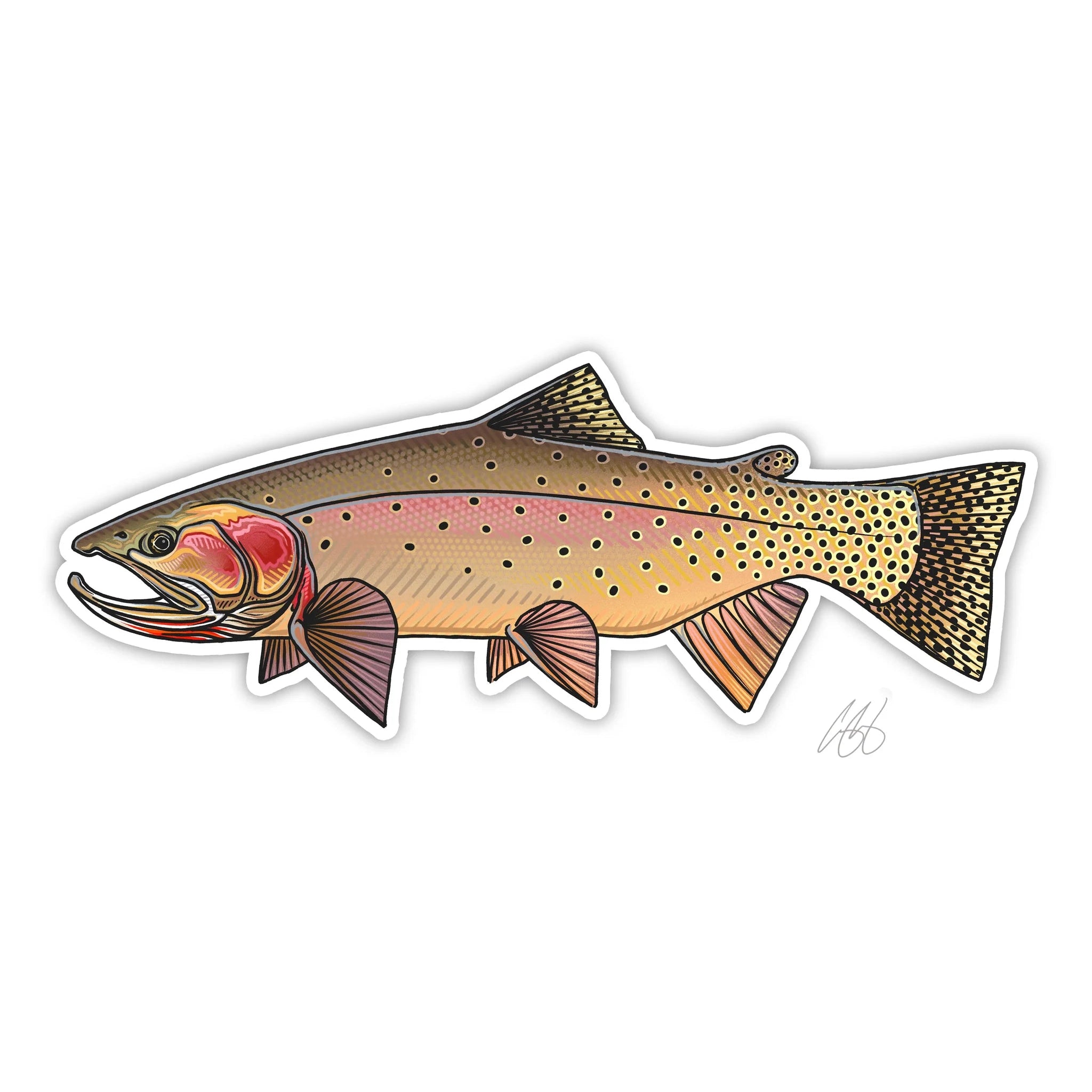 Underwood Yellowstone Cutthroat Sticker