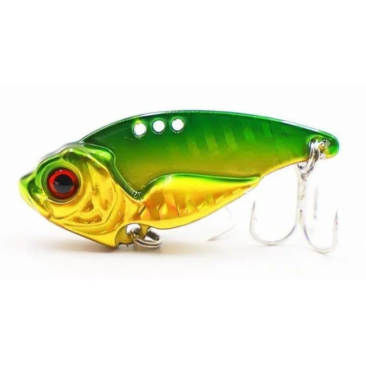 FAS Vibration Spoon Crankbait 1/2 Oz Green/Yellow Qty 1