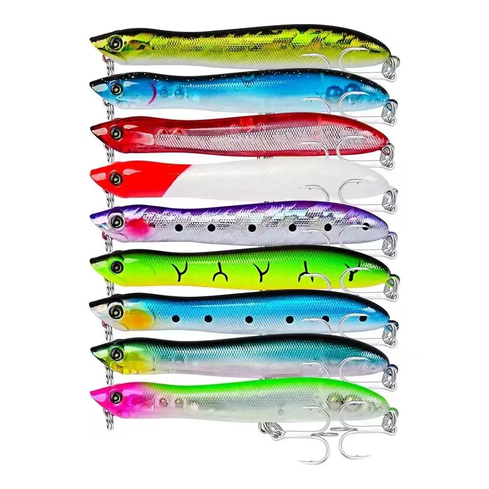 Lureswholesale® Popper Fishing Lure Floating Artificial Bass Baits