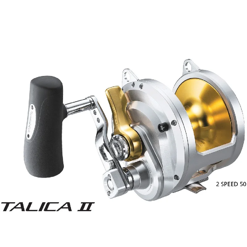 Shimano Talica Mono Cam 2 Speed Overhead Reels + Gift