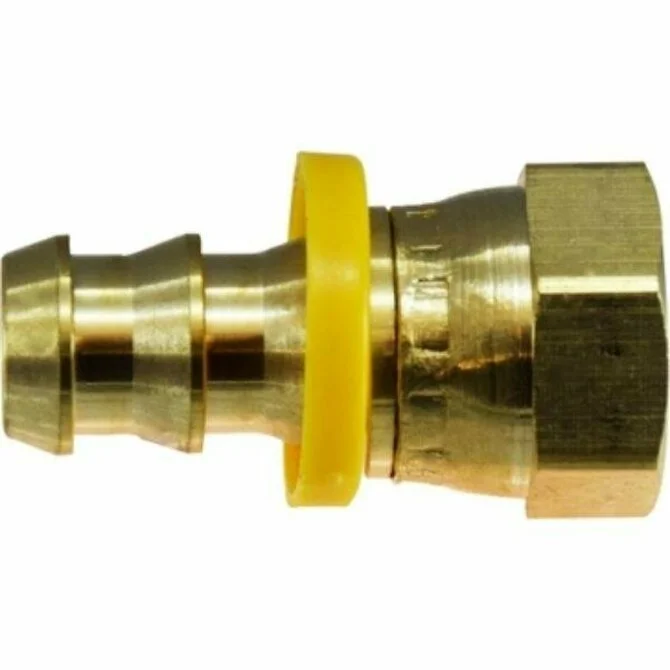 Midland - Push On Hose Barb X F 45/37 Flare Swivel