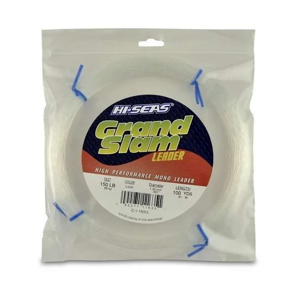 Hi-Seas Grand Slam Leader 100 Yd. Coil Clear - C-1-150CL