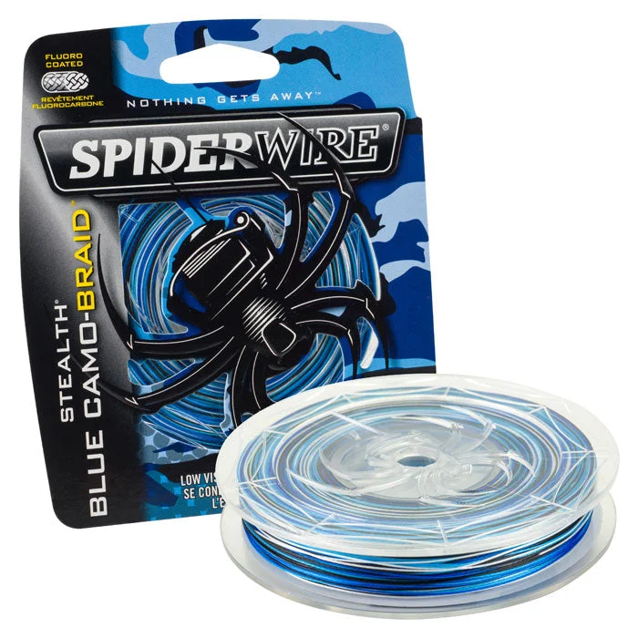 Spiderwire Stealth Blue Camo Braid