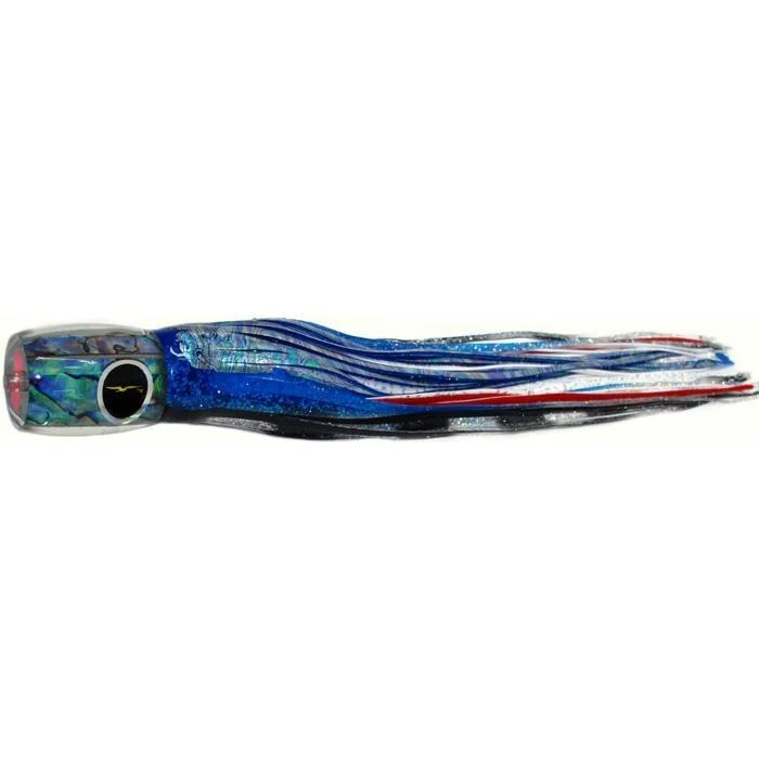 Black Bart Striper Candy Medium Heavy Tackle Lure - Blue/White