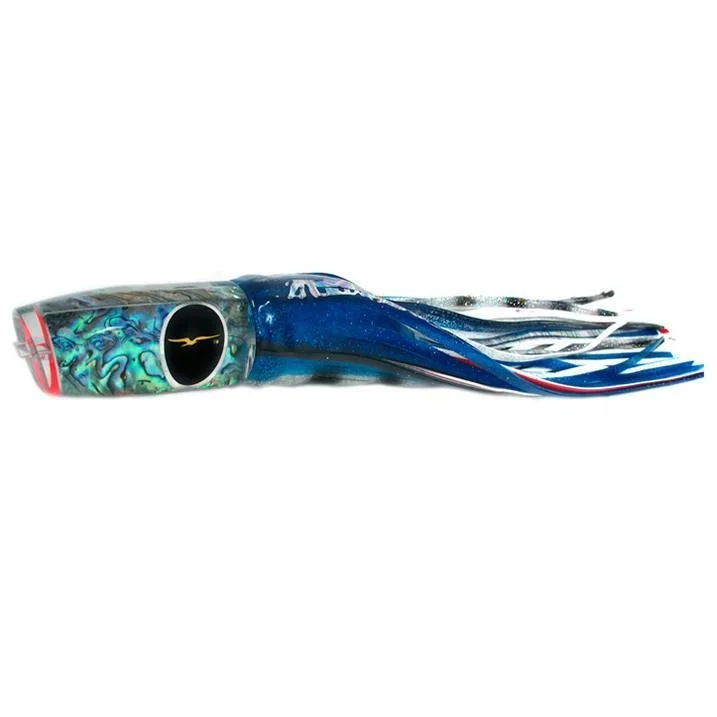 Black Bart Super Plunger Heavy Tackle Lure - Blue/White