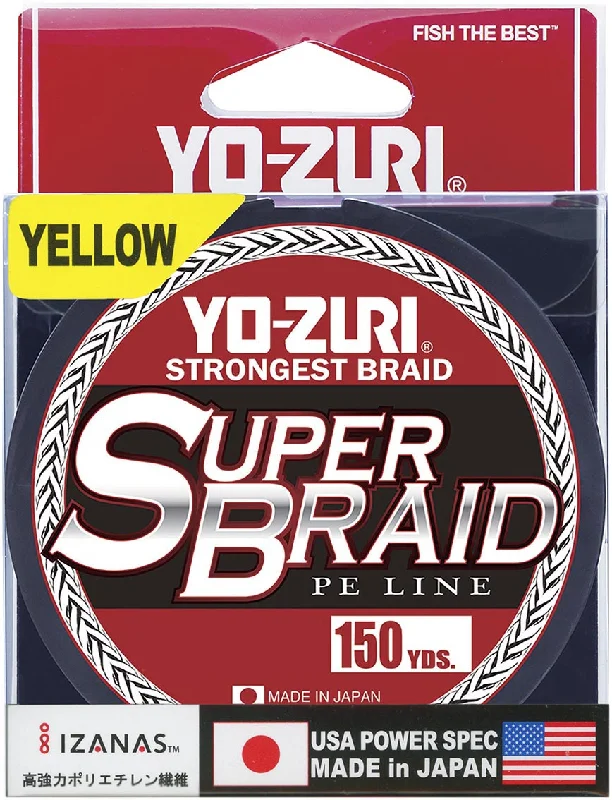 Yo-Zuri SuperBraid High-Vis Yellow - 150 Yard Spool