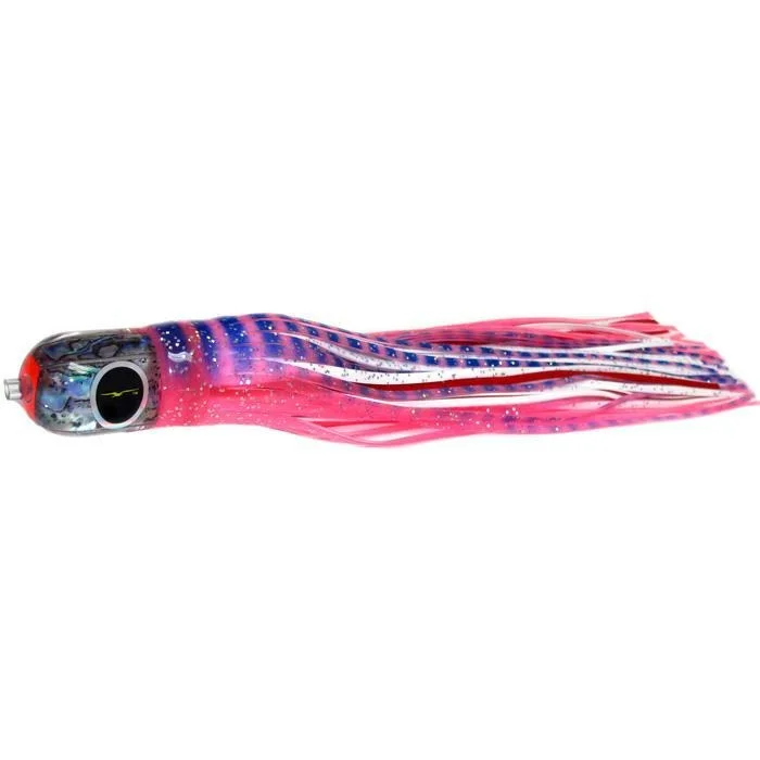 Black Bart Punisher Medium Heavy Tackle Lure - Pink Tiger/White