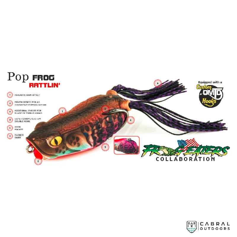 Molix Rattlin' Pop Frog | Size: 6.5cm | 18g