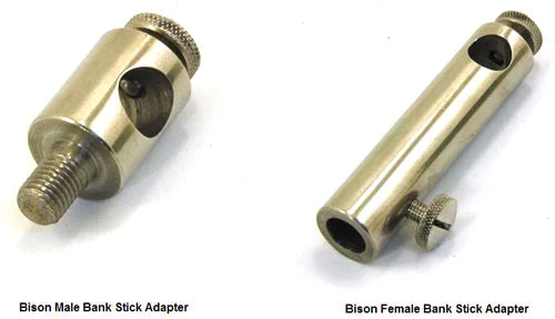 BISON STAINLESS STEEL BANK STICK POCKET ROD POD ADAPTER