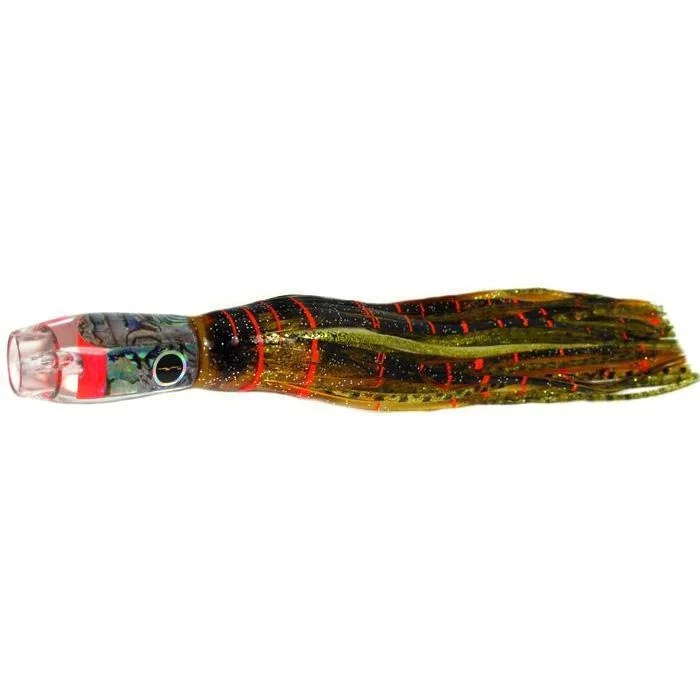 Black Bart Pro Jet Light Tackle Lure - Brown Gold Orange/Gold Dot