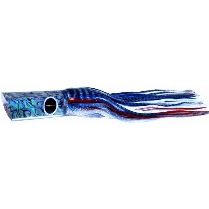 Black Bart Kona Classic Tube Medium Heavy Tackle Lure - Blue/White