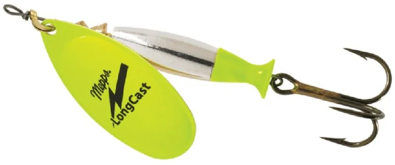 Silver Body & Chartreuse Fin & Hot Chartreuse Blade