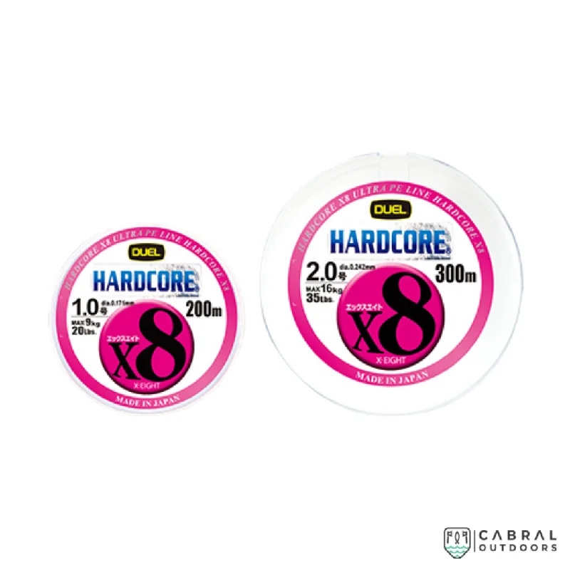 Duel  Hardcore X8 Braided Line | 150-300m