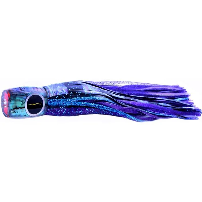 Black Bart Mahi Candy Medium Tackle Lure - Black Purple Split/Purple Fleck