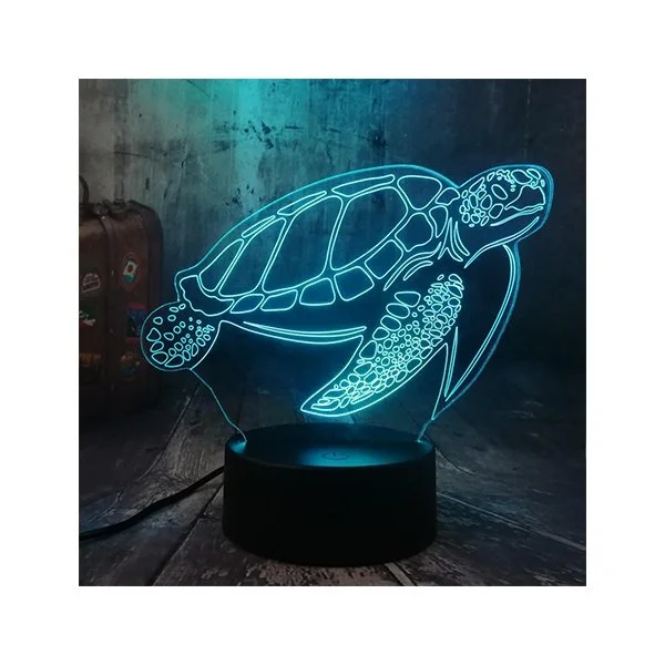 3D Turtle Lamp