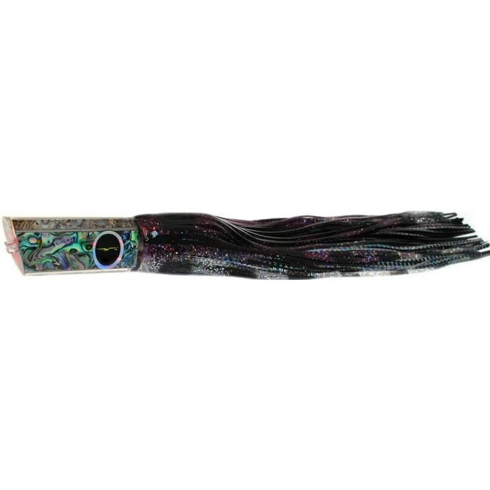 Black Bart Kona Classic Tube Medium Heavy Tackle Lure - Purple/Black Dot