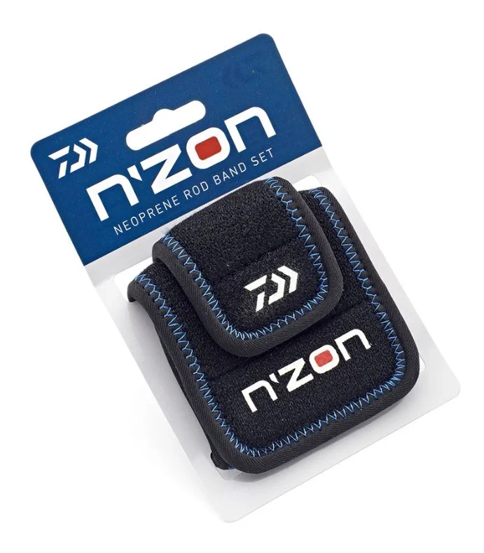 New Daiwa N'ZON Neoprene Rod Band Set - NZNRB1