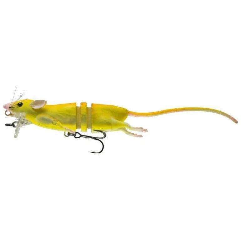 Savage Gear 3D Rat Bait, Floating, 2 1/2oz, 11 3/4", Firetiger