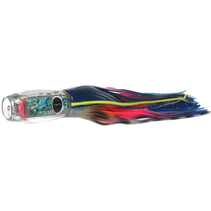 Black Bart Kona ProJet Medium Heavy Tackle Lure - Blue Yellow/Rainbow