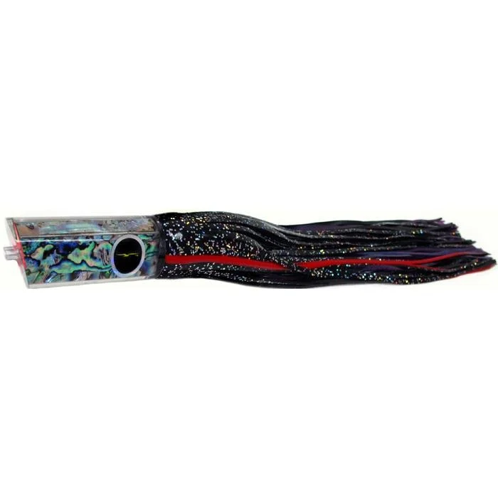 Black Bart Kona Classic Tube Medium Heavy Tackle Lure - Black/Purple Fleck