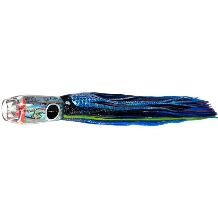 Black Bart Super ProJet Medium Heavy Tackle Lure - Black Blue Dot/Purple Fleck