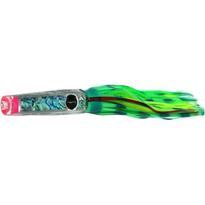 Black Bart San Sal Candy Medium Tackle Lure - Glow/Green Chartreuse