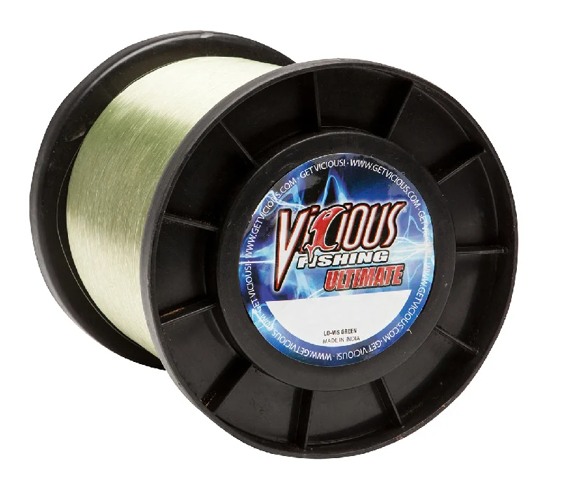 Vicious Ultimate Lo-Vis Green Mono - 2LB Spool