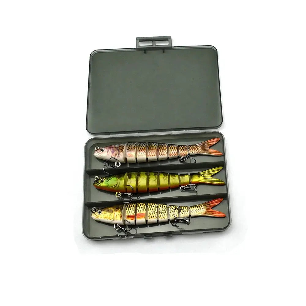 Lureswholesale® fishing segmented lure wobbler set