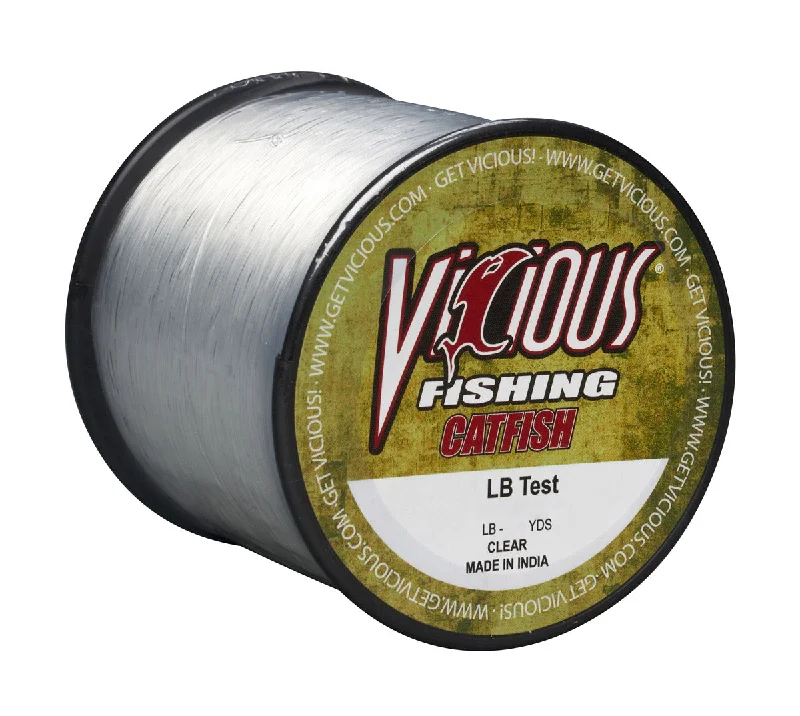 Vicious Catfish Clear Mono - 1/4LB Spool