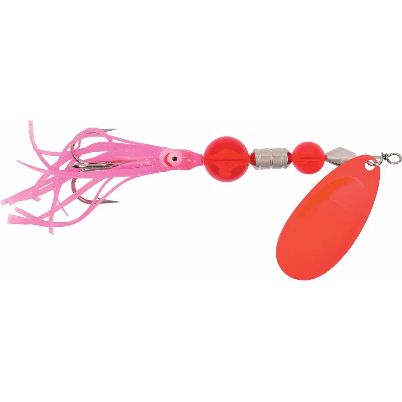 Yakima Bait Flash Glo Casting Spinner, 5/8 Oz, Fluorescent Red