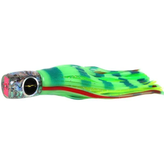 Black Bart Mahi Candy Medium Tackle Lure - Glow/Green Chartreuse