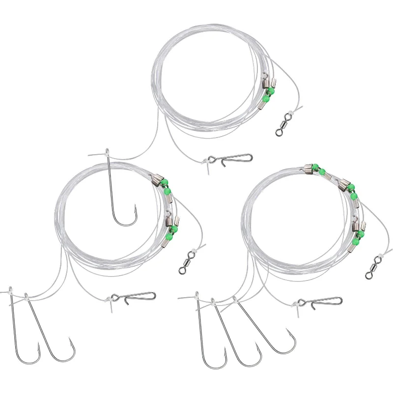 Dr.Fish 12pcs Sea Fishing Flapper Rigs