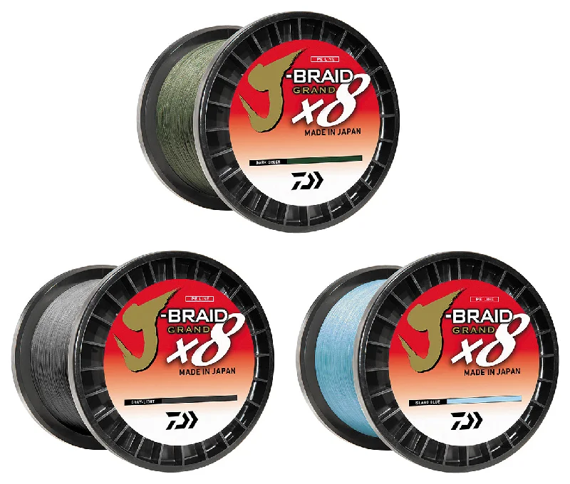 Daiwa J-Braid Grand x8 Braided Line 3,000 Yard Bulk Spools