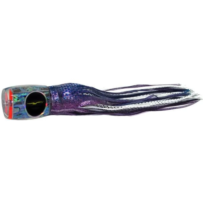 Black Bart Marlin Candy Medium Heavy Tackle Lure - Purple Blue Dot/White Dot