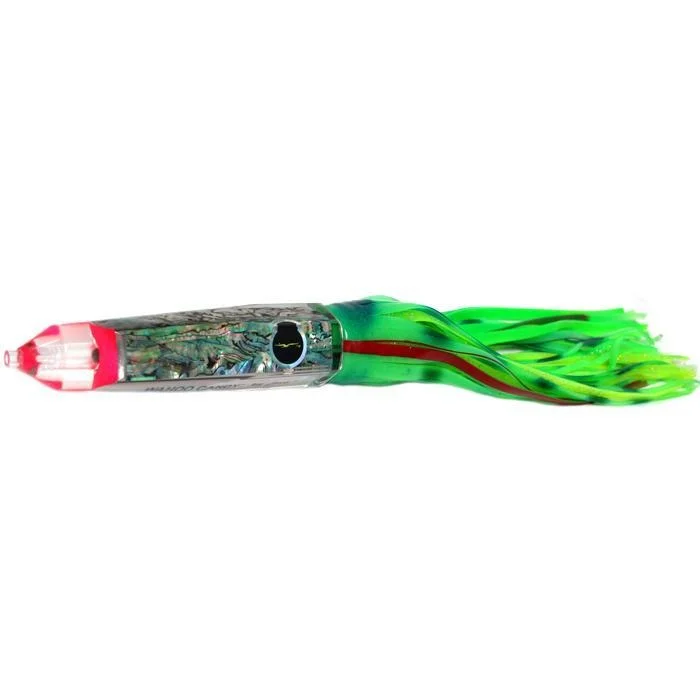 Black Bart Wahoo Candy Medium Heavy Tackle Lure - Glow/Green Chartreuse