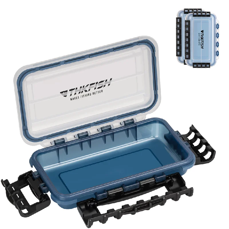 THKFISH 2/4PCS 3400/3500 Waterproof Tackle Box with Dividers