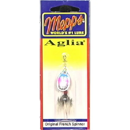 Mepps Dressed Aglia Spinner, White