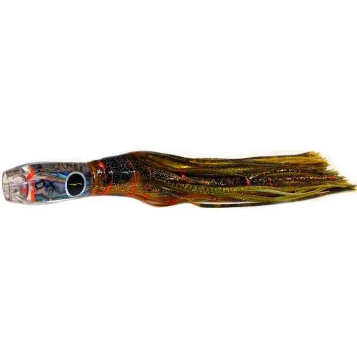 Black Bart Super ProJet Medium Heavy Tackle Lure - Brown Gold Orange/Gold Dot