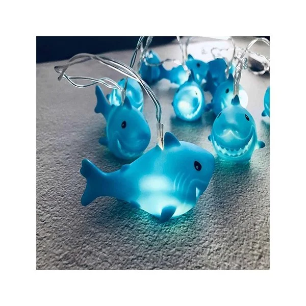 Shark Led Night String Light