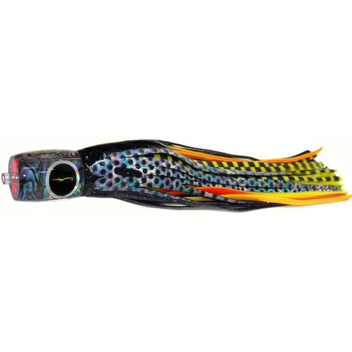 Black Bart Mahi Candy Medium Tackle Lure - Black Dot/Yellow Tiger