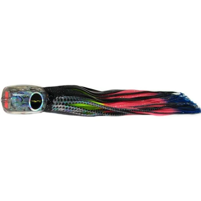 Black Bart Striper Candy Medium Heavy Tackle Lure - Black Dot/Rainbow