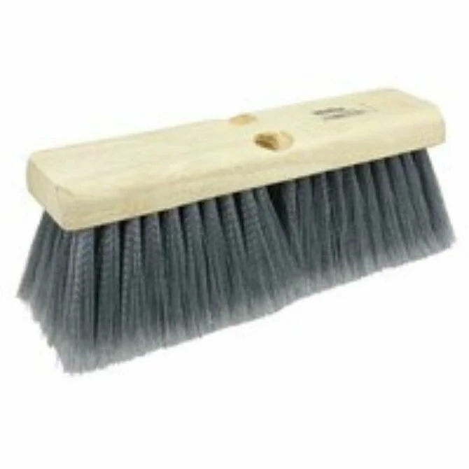 Weiler - 10" Bus Brush, Flagged Silver Grey Polystyrene Fill