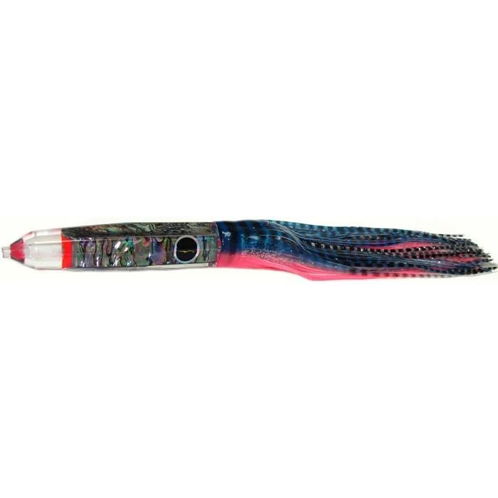 Black Bart Wahoo Candy Medium Heavy Tackle Lure - Blue Pink Tiger/Silver Tiger