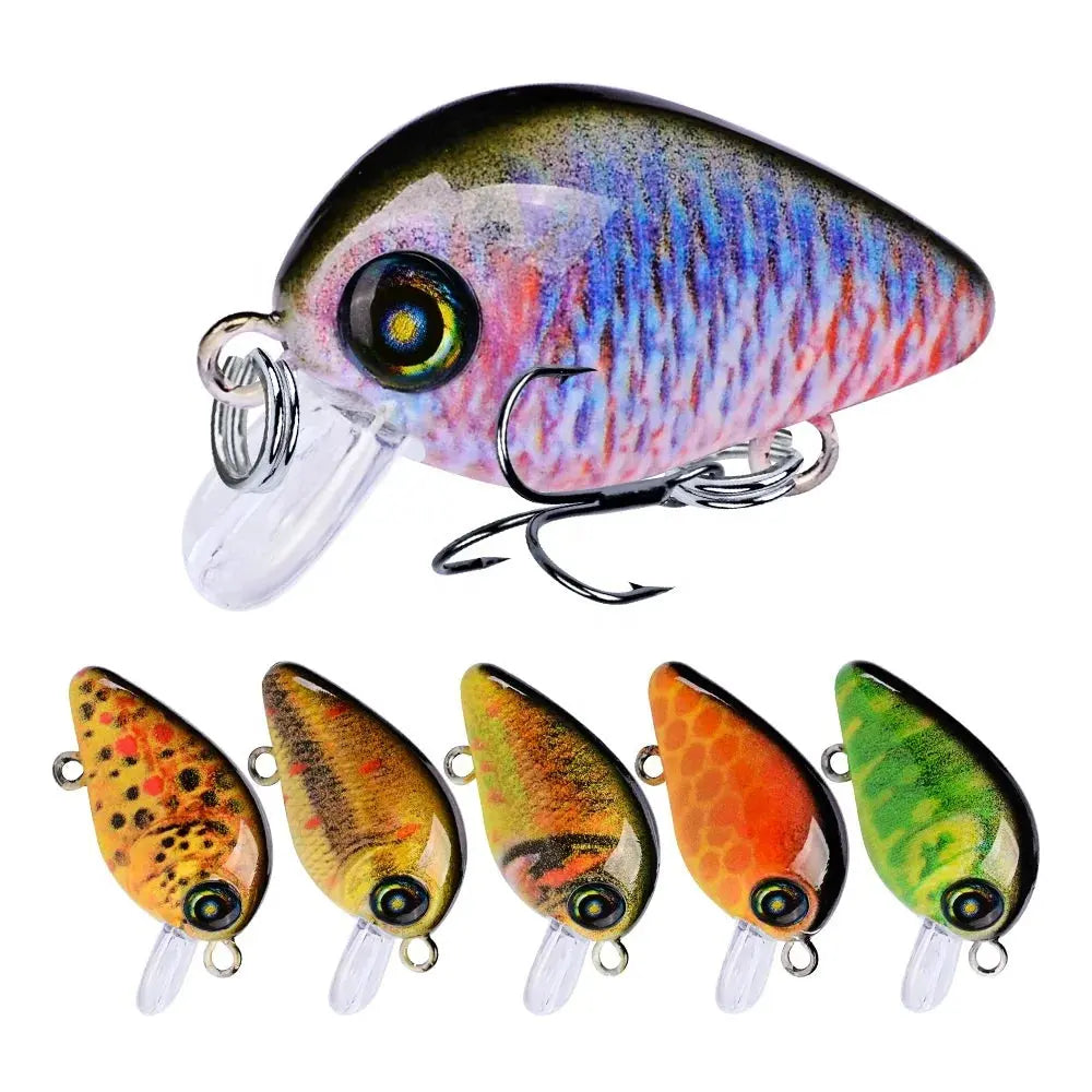 Lureswholesale® Mini Crankbait Printing Minnow Fishing Lure