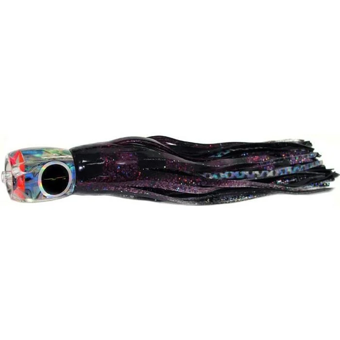 Black Bart Tahitian Prowler Medium Tackle Lure - Purple/Black Dot